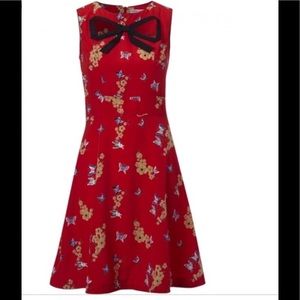 NWT Trollied Dolly Red Peek a Boo Dress Size S